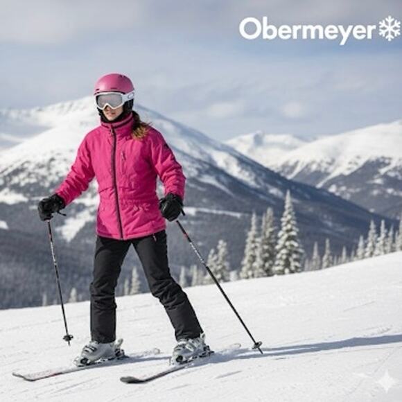 Obermeyer Women’s Pink Winter Jacket Sz. 8 - Picture 1 of 8